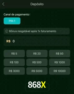 deposits 868X